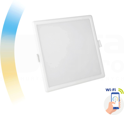 ALGINE 12W/CCT 1150lm SMART DIM IP20 IK06 Downlight LED (E)  162x162x35mm