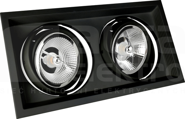 MDD MAXI DUE GU10 X 2 AR111 250V IP20 Oprawa LED podtynkowa