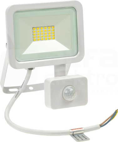 NOCTIS LUX 2 SMD 20W/CW 230V IP44 biały Naświetlacz LED z czujnikiem