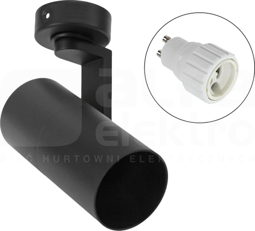 MADARA MINI II GU10 BAZA IP20 czarny Oprawa LED/halogenowa