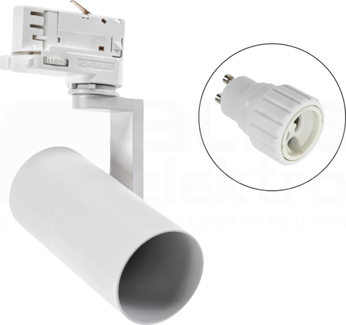 MADARA MINI II GU10 3F IP20 biały Oprawa na szynę 3F