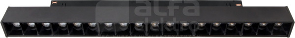 GRID M LED 17W/830 1150lm 35D 48V IP20 czarny System Shift 48V oprawa (F)