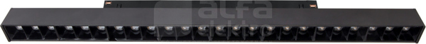 GRID L LED 22W/830 1550lm 35D 48V IP20 czarny System Shift 48V oprawa (F)