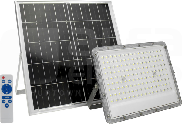 NOCTIS SOLARIS 200W/CW 1800lm Aku 20Ah IP65 Naświetlacz LED z panelem solarnym 20W i czuj. ruchu