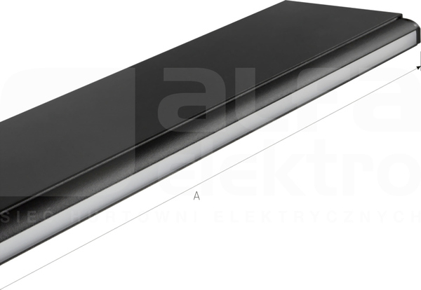 ALLDAY ASYMMETRIC 54W/840 230V 60D czarn Oprawa LED