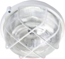 OKRĄGŁA 100W E27 IP44 biały Oprawa żarówkowa