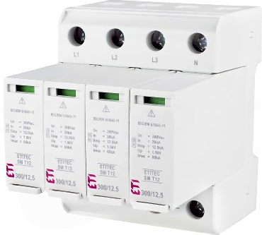 ETITEC SM T12 300/12,5 4+0 RC Ogranicznik przepięć