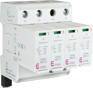 ETITEC GSM T12 275/25 4+0 RC Ogranicznik przepięć