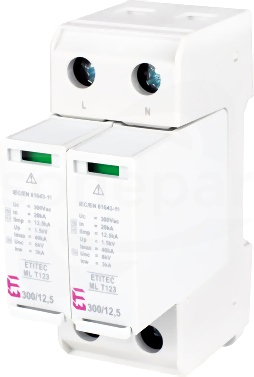 ETITEC ML T123 300/12,5 2+0 Ogranicznik przepięć