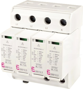 ETITEC ML T123 300/12,5 4+0 RC Ogranicznik przepięć
