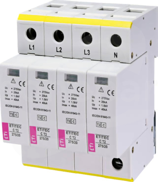 ETITEC C T2 275/20 4+0 Ogranicznik przepięć