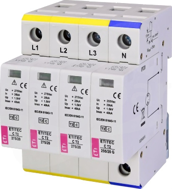ETITEC C T2 275/20 3+1 Ogranicznik przepięć