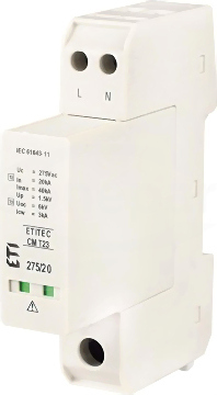 ETITEC CM T23 275/20 2+0   Ogranicznik przepięć
