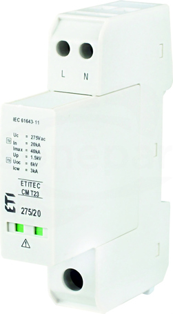ETITEC CM T23 275/20 1+1 RC Ogranicznik przepięć