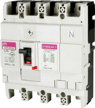 EB2S 250/4LF 250A 4P 16kA Wyłącznik mocy bez regulacji