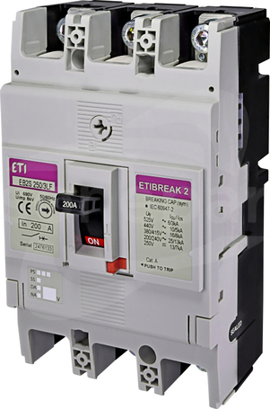 EB2S 250/3LF 200A 3P 16kA Wyłącznik mocy bez regulacji