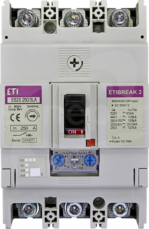 EB2S 250/3LA 250A 3P 16kA Wyłącznik mocy regulacja termiczna