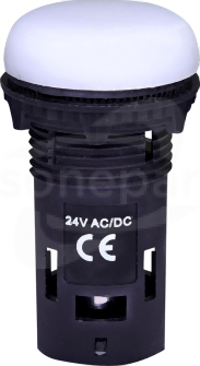 ECLI-024C-W 24V AC/DC biały Lampka LED