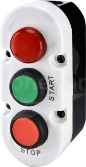 ESE3-V8 1NO/1NC START/STOP Kaseta sterownicza podwójna z lampką