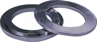 EAR-F/R-Ch 30mm/22mm chrom Pierścień adaptacyjny przedni