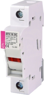 EFH 10 DC 1P LED Podstawa bezpiecznikowa (PV)