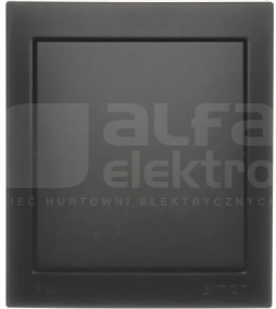 AQUACLICK 10AX 250V IP44 czarny Łącznik schodowy bryzgoszczelny bez piktogramu