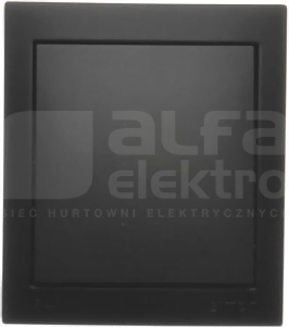AQUACLICK 10AX 250V IP44 czarny Łącznik jednobiegunowy bryzgoszczelny