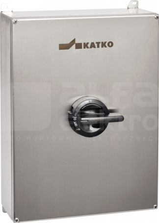 KER 3160 3-pol.160A IP66 szaro-czarny Wyłącznik w obud.INOX
