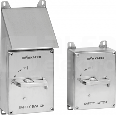 KER 3125RS 3-pol.125A IP66 Wyłącznik w obud.INOX