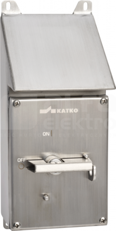 KER 325RS 3-pol.25A IP66 Wyłącznik w obud.INOX z daszkiem