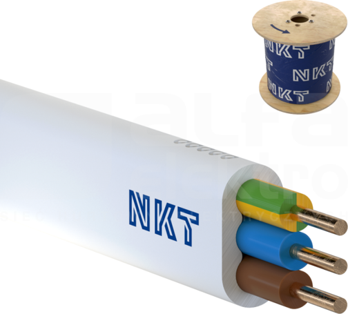 YDYp 3x2,5 żo /500V Przewód instalacyjny