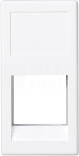 CONNECT czysty biały Płytka teleinformatyczna K45/2 RJ