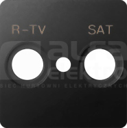 SIMON82 grafit Pokrywa gniazda RTV-SAT