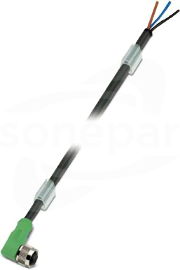 SAC-3P-3,0-PUR/M 8FR BK Kabel czujnika/urządzenia wykonawczego
