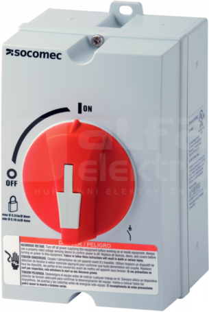 SIRCO M 3P 16A IP65 czer/żółty Rozłącznik izol.w obud.