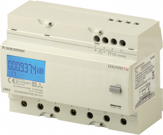 COUNTIS E32 100A MID Licznik energii 3F bezp.2tar