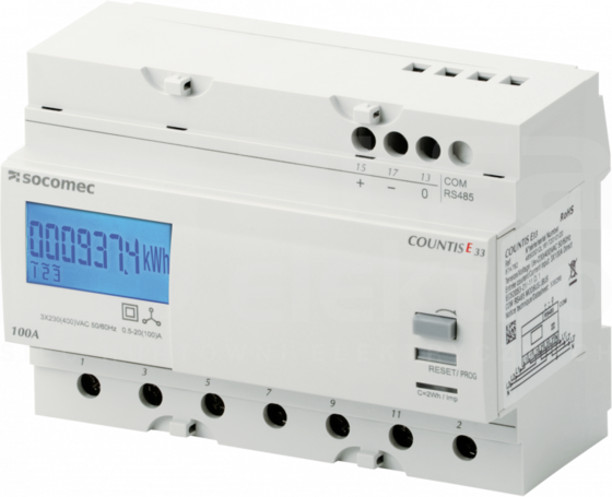 COUNTIS E33 100A RS485 MODBU Licznik energii 3F bezp.