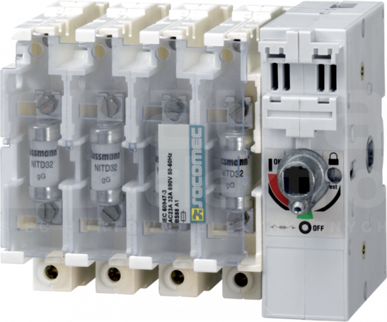 FUSERBLOC CD 4P 400A R2 Rozłącznik bezp.poz.test