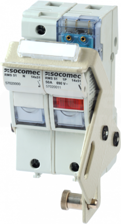 RM 50 2P 14x51 Podstawa bezpiecznikowa