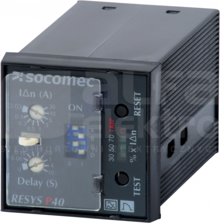 RESYS P40, 12-125VDC Przekaźnik różnicowoprądowy