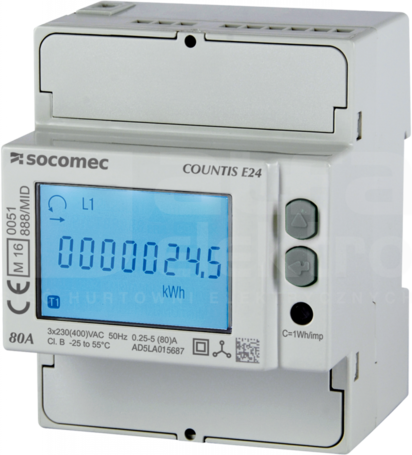 COUNTIS E24 80A Licznik energii 3F
