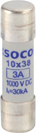 PV 10x38 gR 3A 1000VDC Wkładka topikowa (PV)