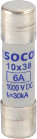 PV 10x38 gR 6A 1000VDC Wkładka topikowa (PV)