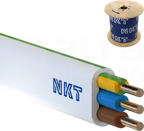 YDYp 3x2,5 żo /750V Przewód instalacyjny PLUS