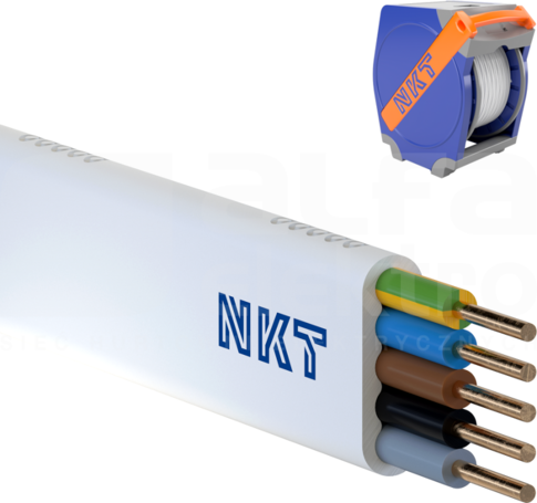YDYp 5x1,5 żo /750V QADDY (400m) Przewód instalacyjny