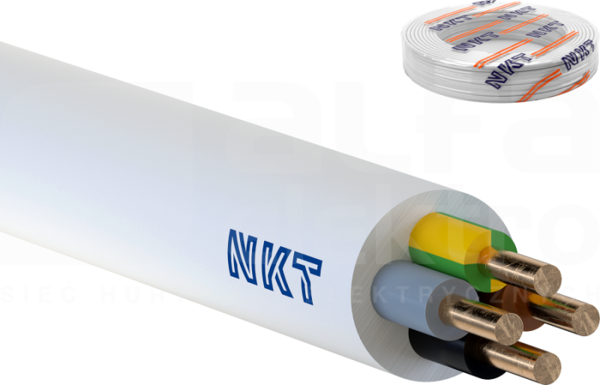 YDY 4x2,5 żo /750V Przewód instalacyjny