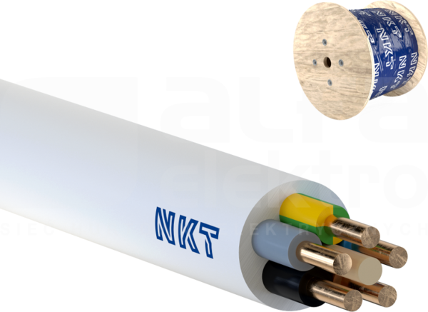 YDY 5x4 żo /750V Przewód instalacyjny