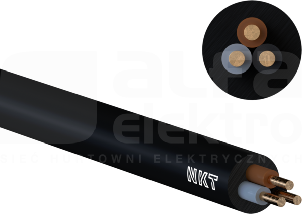 YKXS 3x2,5 żo /1kV RE Kabel energetyczny