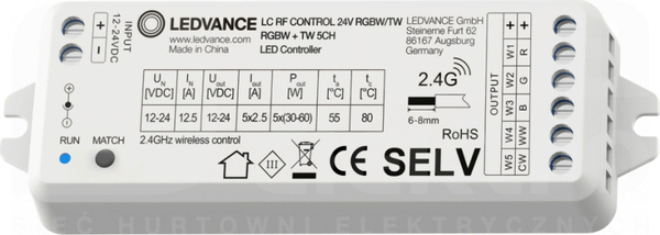 LC RF CONTROL 24V RGBW/TW Sterownik
