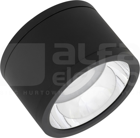 DL SURFACE DN 160 P 30W 840 60D IP65 U19 BK 3300lm Downlight LED nastropowy